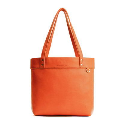 Koi*Medium*Classic | Leather tote bag with riveted straps and exterior key loop