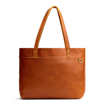 Sienna*Large*Classic | Leather tote bag with riveted straps and exterior key loop