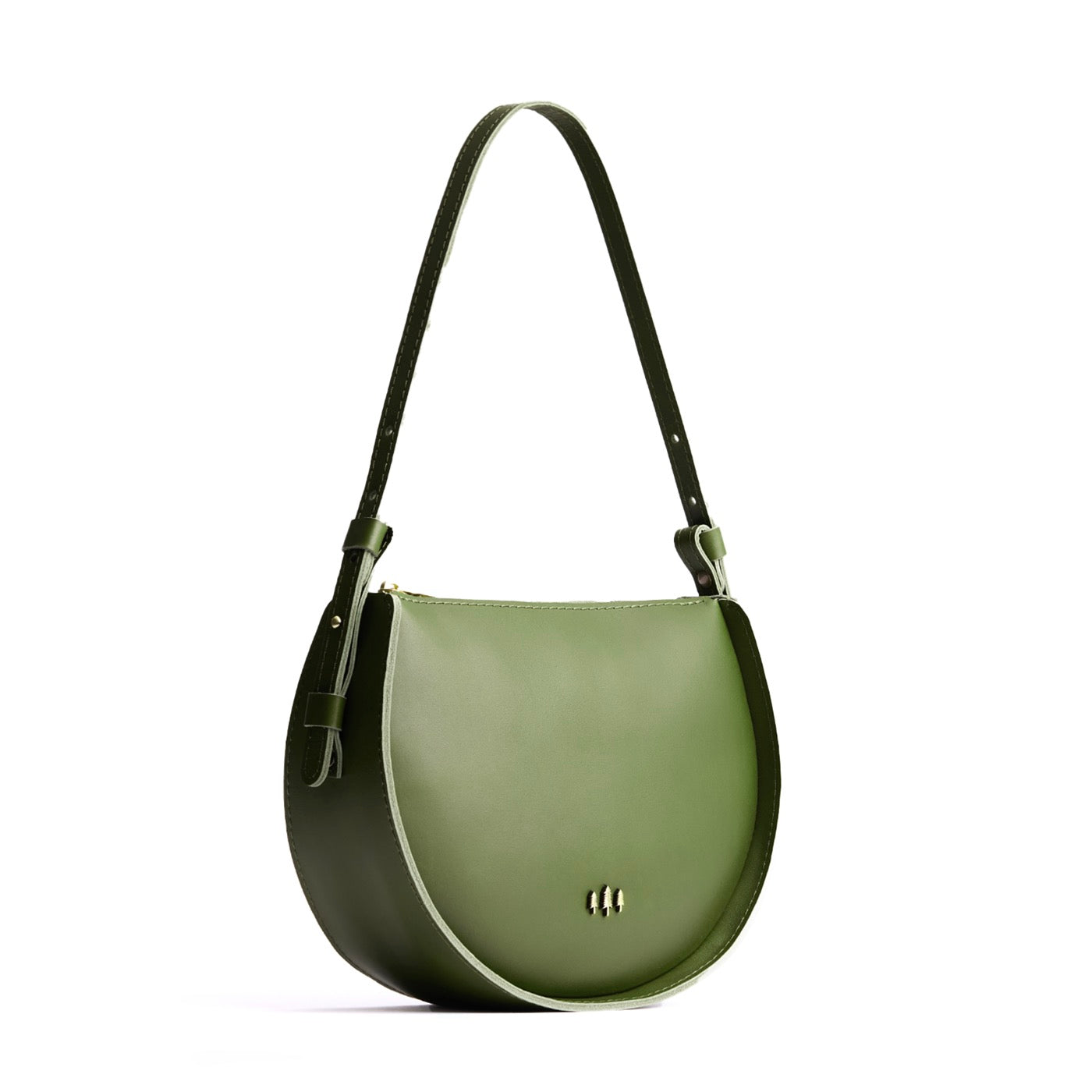 Pine | Rounded structured shoulder bag