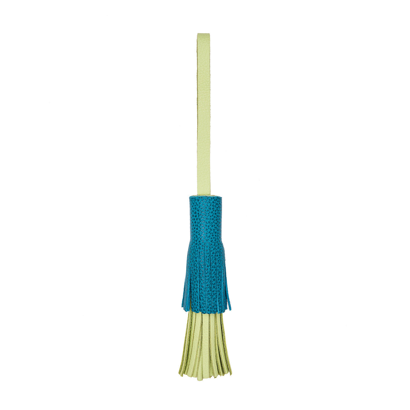 Shadow Lime | A two tiered fringe tassel