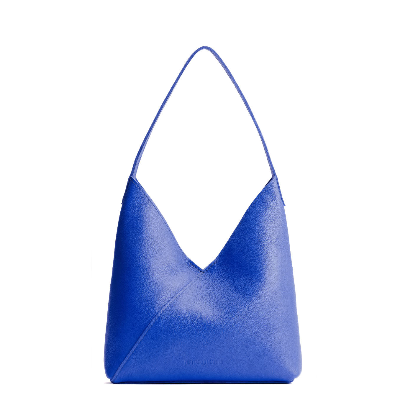 Astro Blue*Large | Mid-size shoulder bag with magnetic snap closure