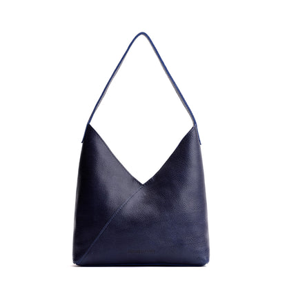 Cobalt*Large | Mid-size shoulder bag with magnetic snap closure