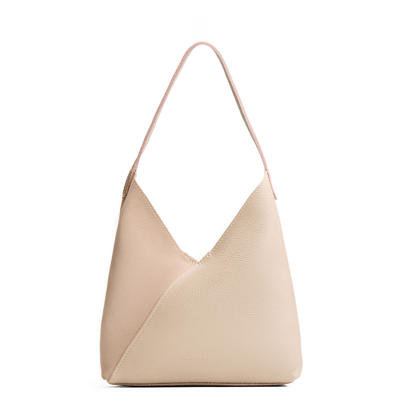 Toasted Oat*Large | Mid-size shoulder bag with magnetic snap closure
