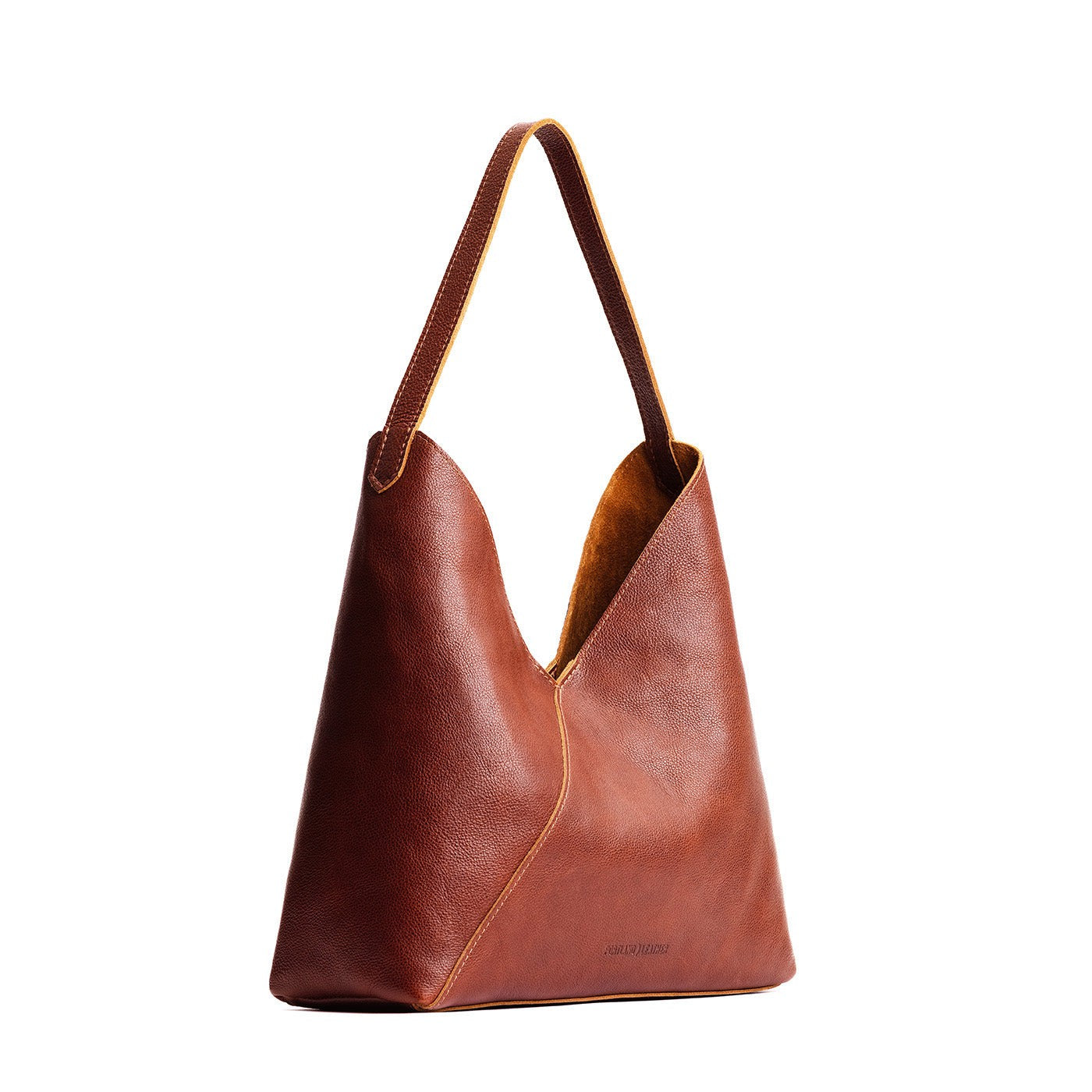 Nutmeg*Oversized | Large shoulder bag with magnetic snap closure