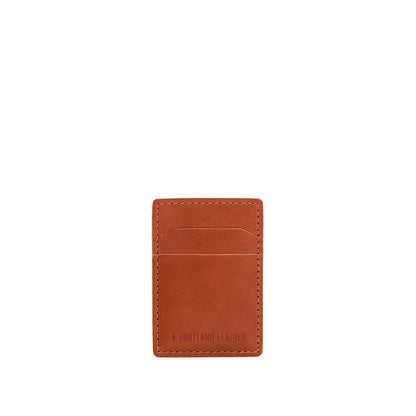Toscano | Leather card holder with two slots on each side