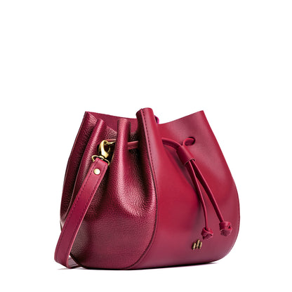Berry Good | Bucket bag with cinched drawstring closure