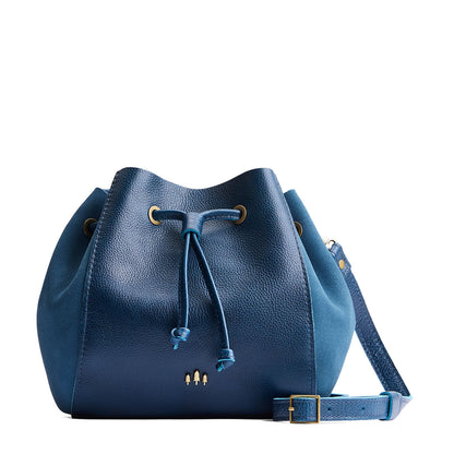 Caspian | Bucket bag with cinched drawstring closure