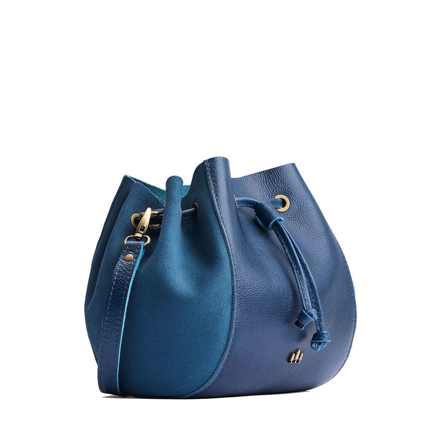 Caspian | Bucket bag with cinched drawstring closure