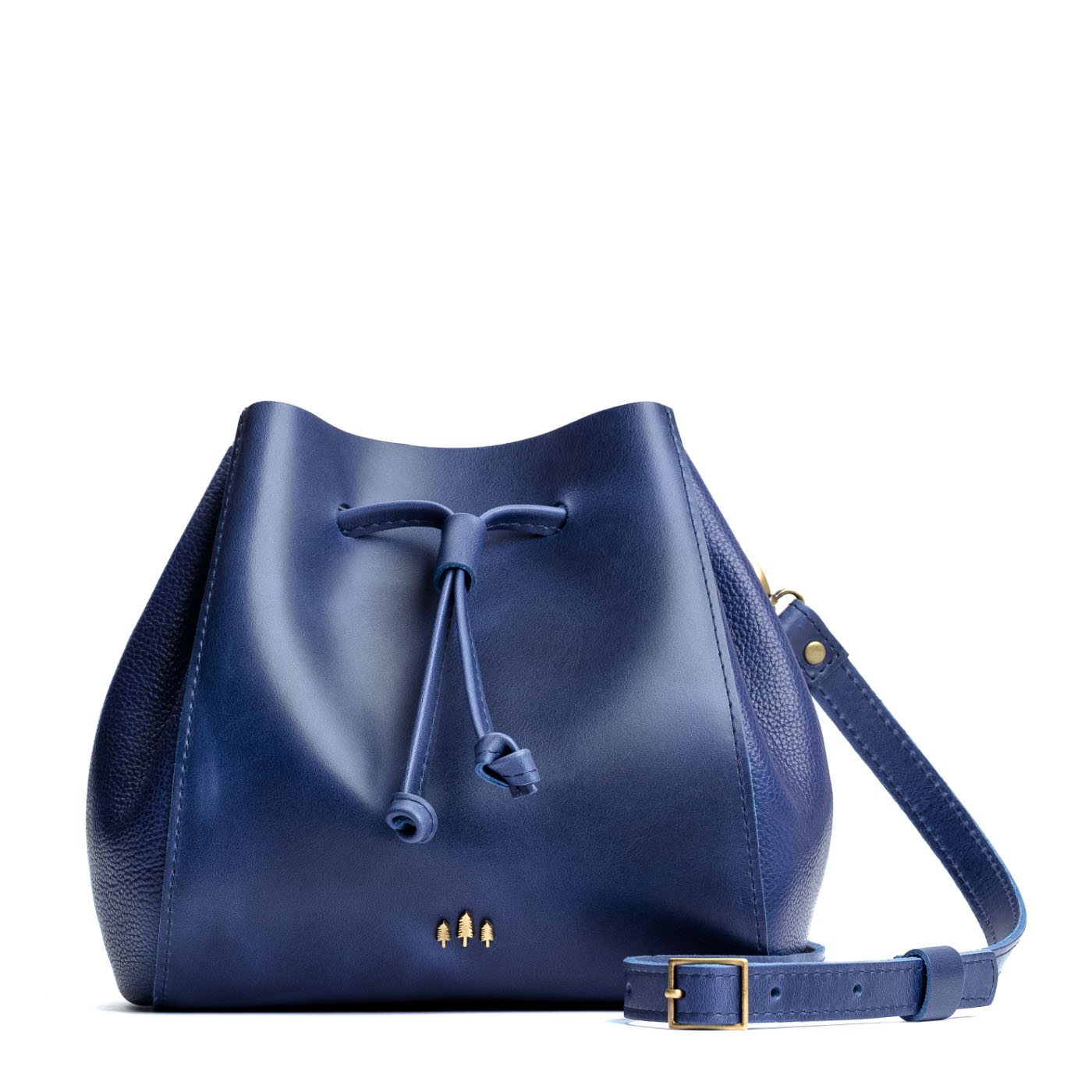 Cowboy Blue | Bucket bag with cinched drawstring closure