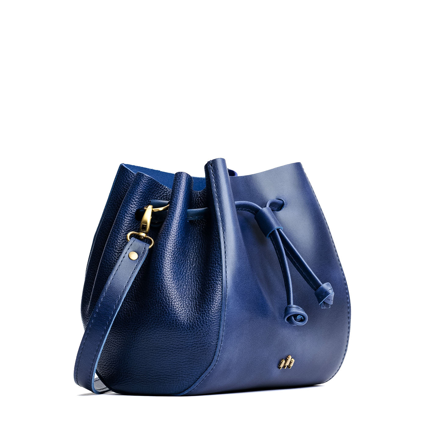 Cowboy Blue | Bucket bag with cinched drawstring closure