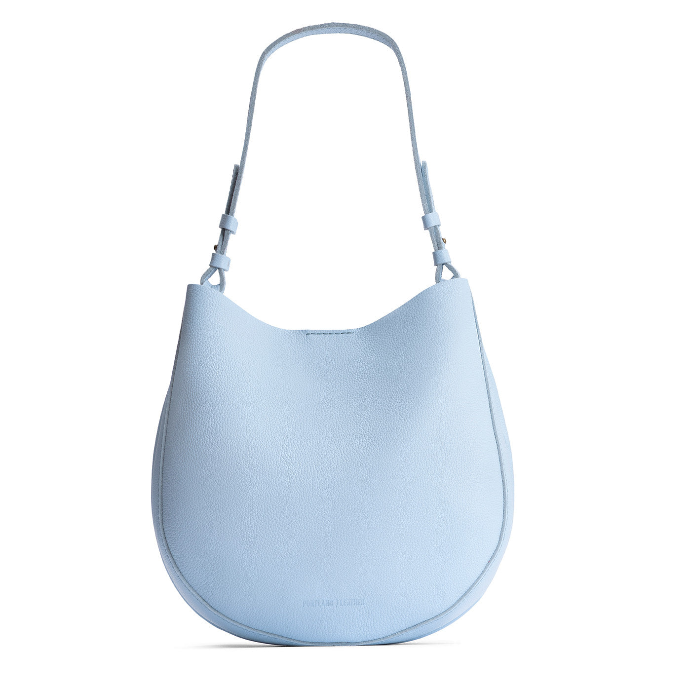 Skyway*Large | Rounded shoulder bag with adjustable strap on a white background