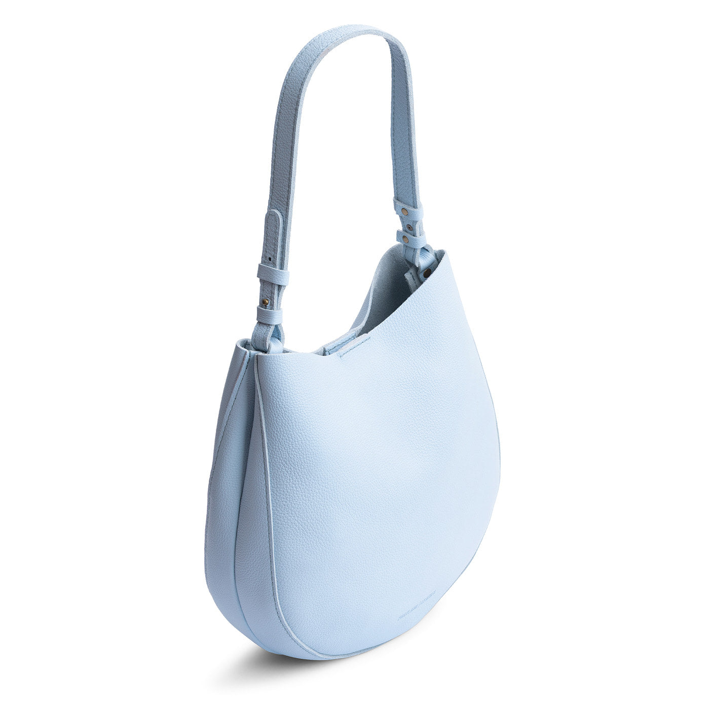 Skyway*Large | Rounded shoulder bag with adjustable strap on a white background