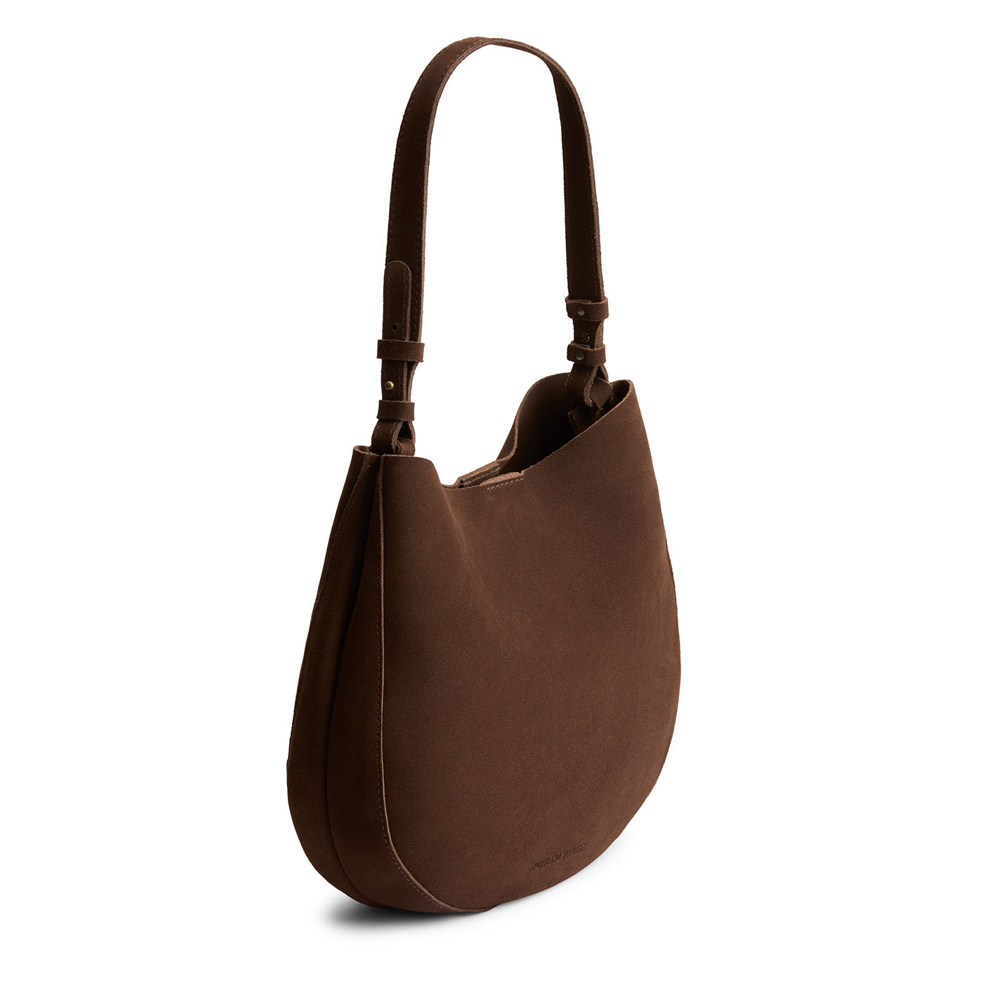 Stagecoach*Large | Rounded shoulder bag with adjustable strap on a white background