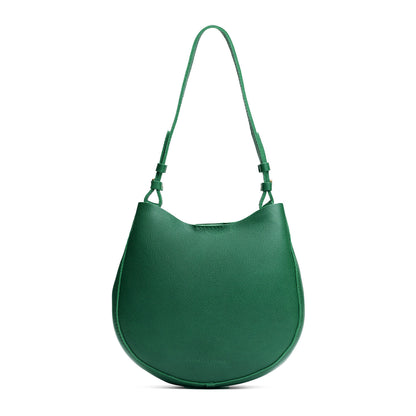 Bacalar*Medium | Rounded shoulder bag with adjustable strap on a white background