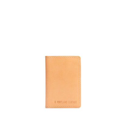 Naturale | Vertical cardholder with six card slots on a white background