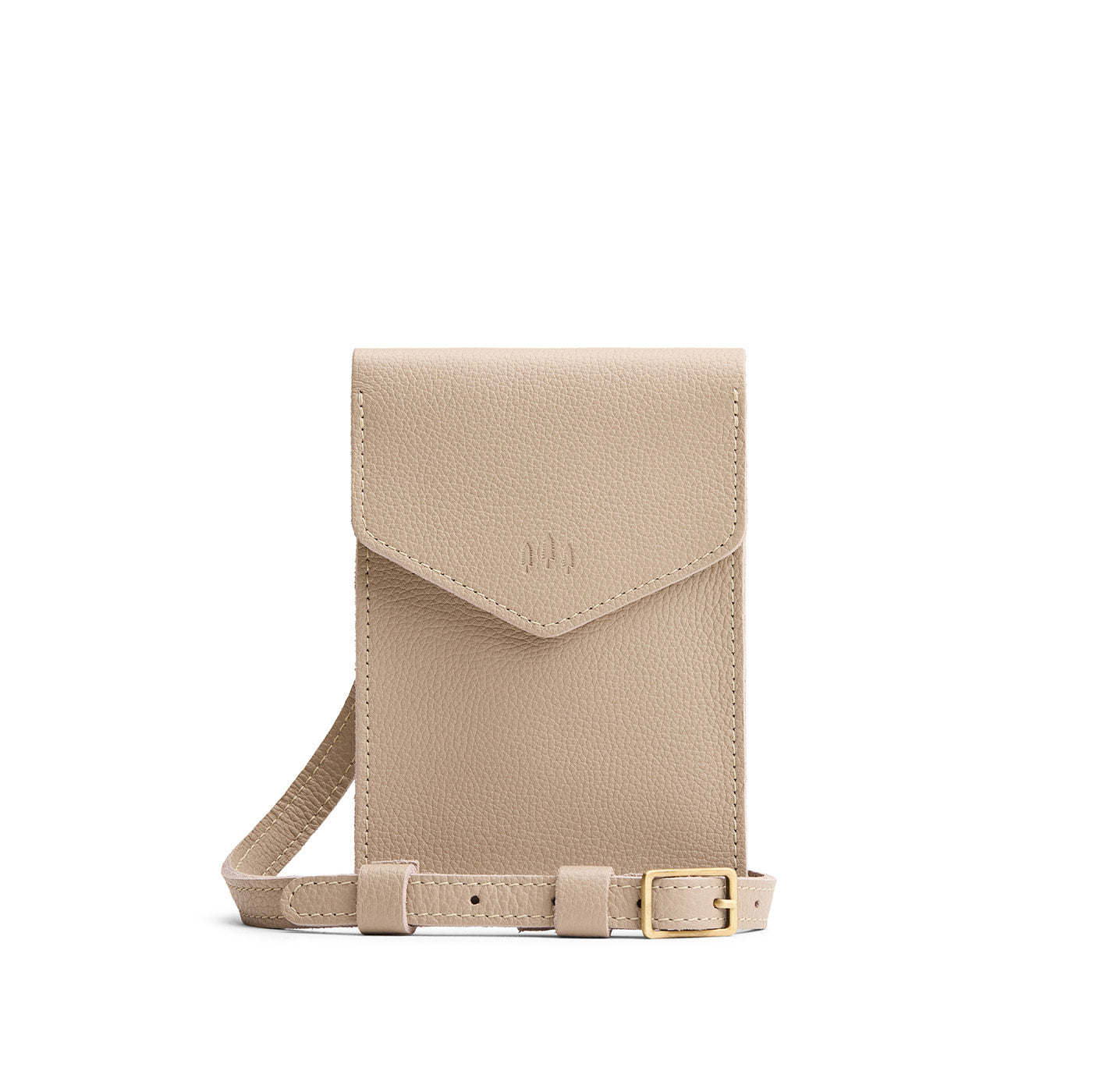 Oatmilk | Slim, phone-shaped crossbody purse with magnetic closure