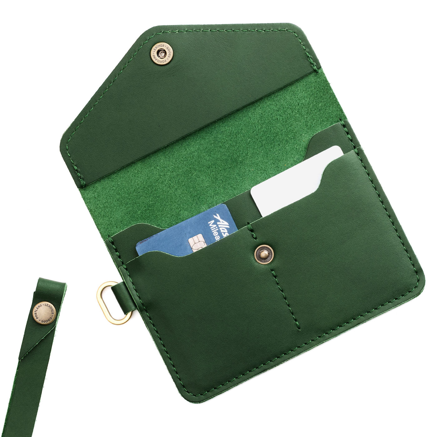 Aruba | Small Leather Passport Wristlet