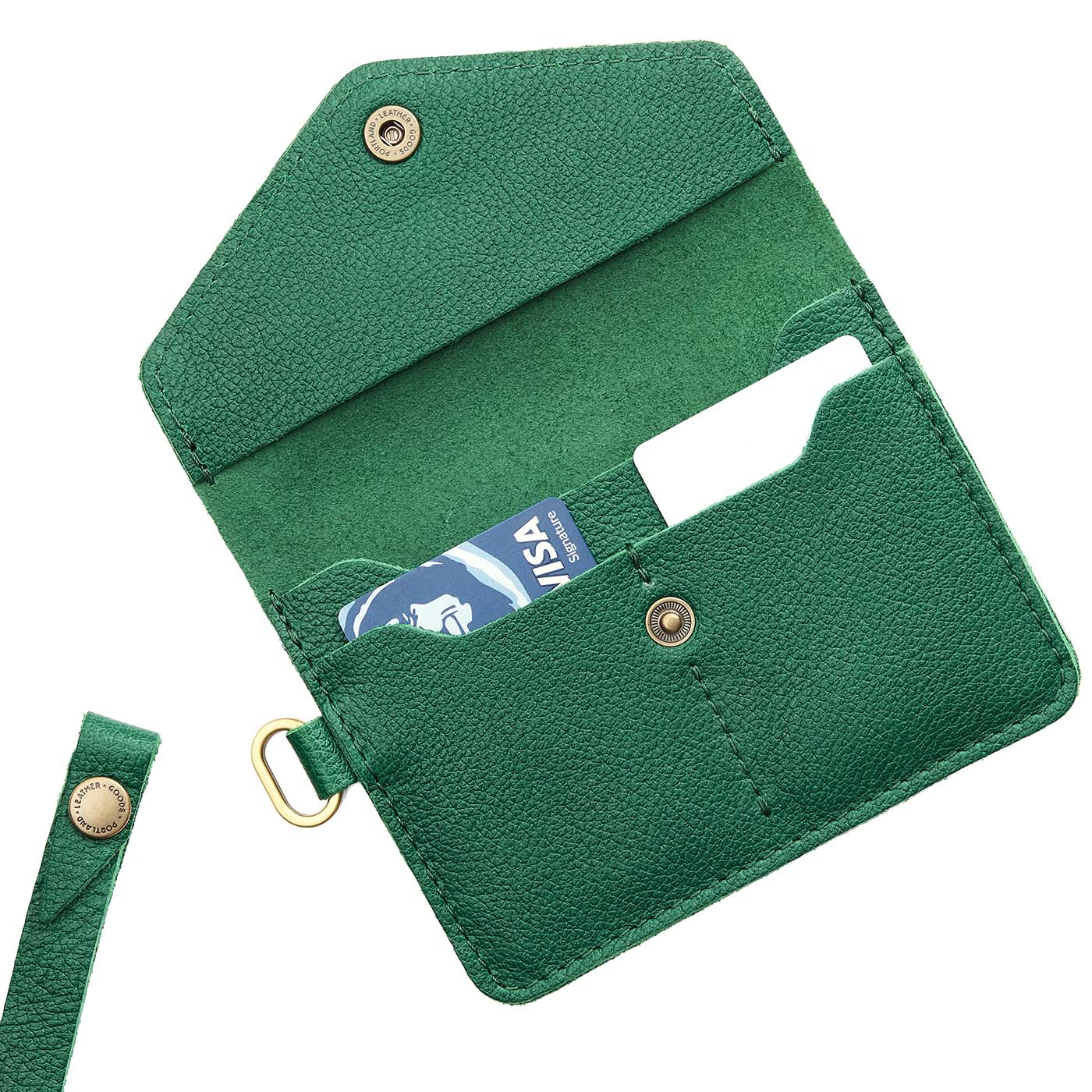 Bacalar | Small Leather Passport Wristlet