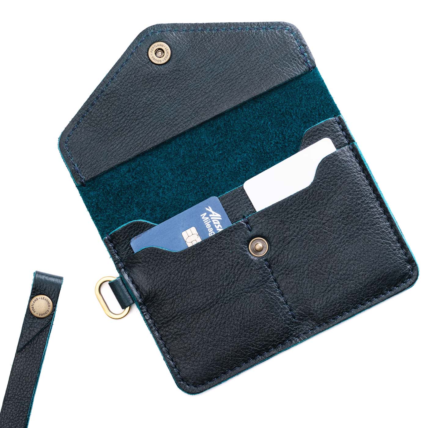 Boreal | Small Leather Passport Wristlet