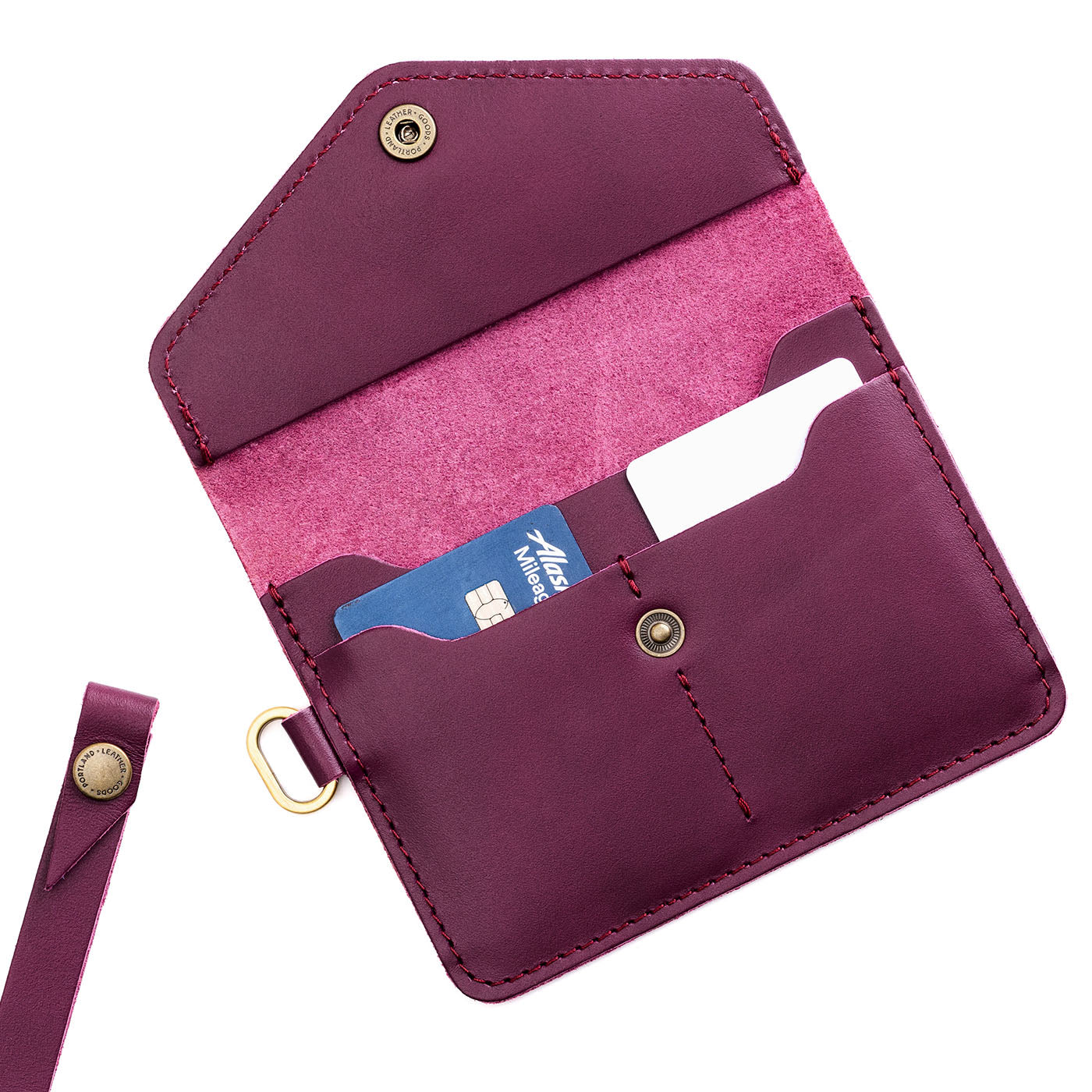 Lollipop | Small Leather Passport Wristlet