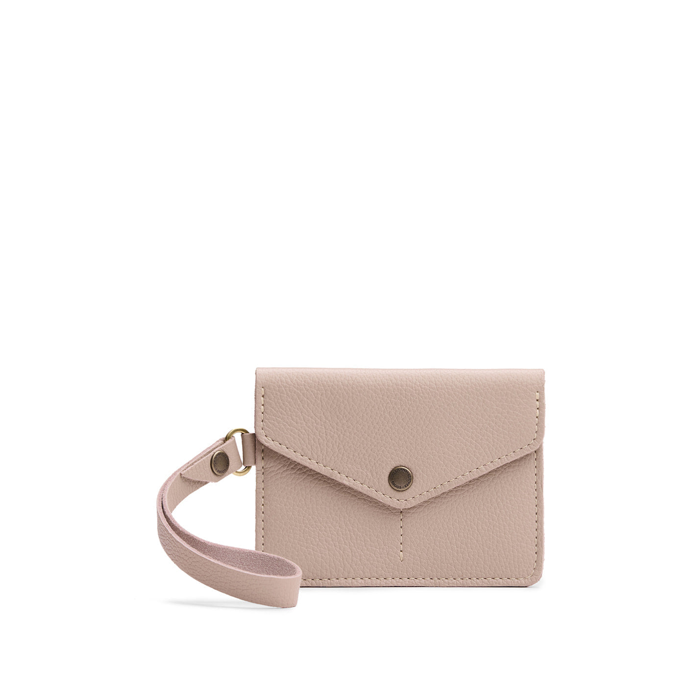 Oatmilk | Small Leather Passport Wristlet