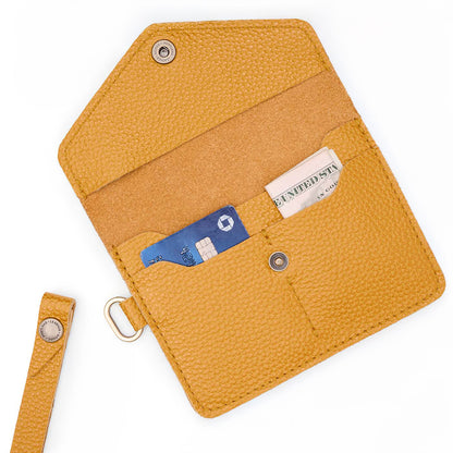 Sunshine | Small Leather Passport Wristlet