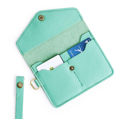 West Palm | Small Leather Passport Wristlet