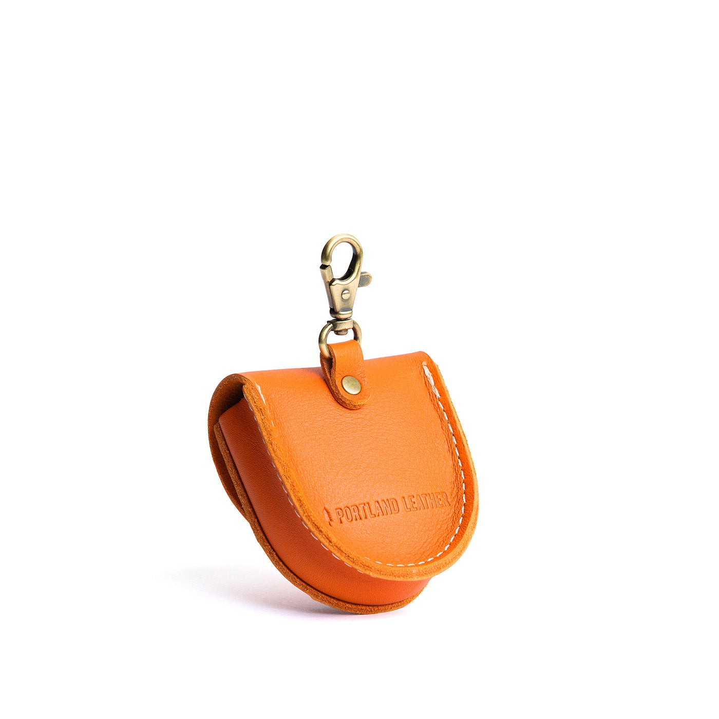 Clementine | U shaped pouch with leather flower applique