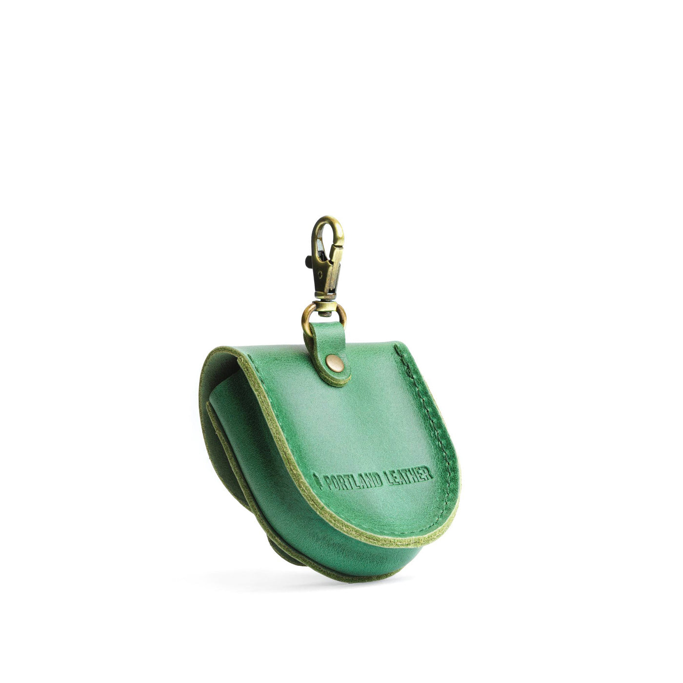 Cowboy Mint | U shaped pouch with leather flower applique