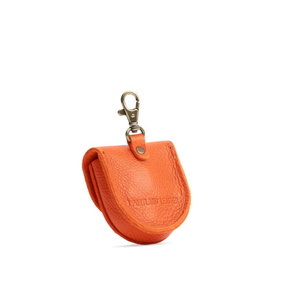 Koi | U shaped pouch with leather flower applique