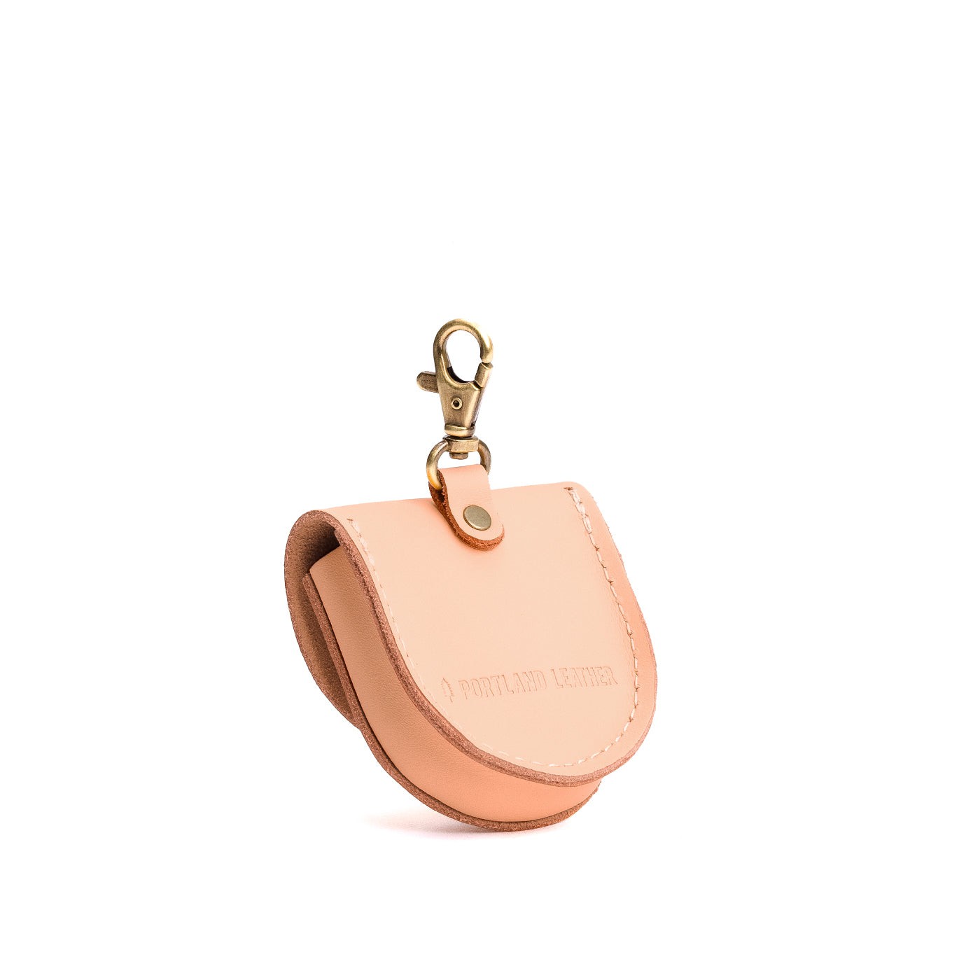 Mamey | U shaped pouch with leather flower applique