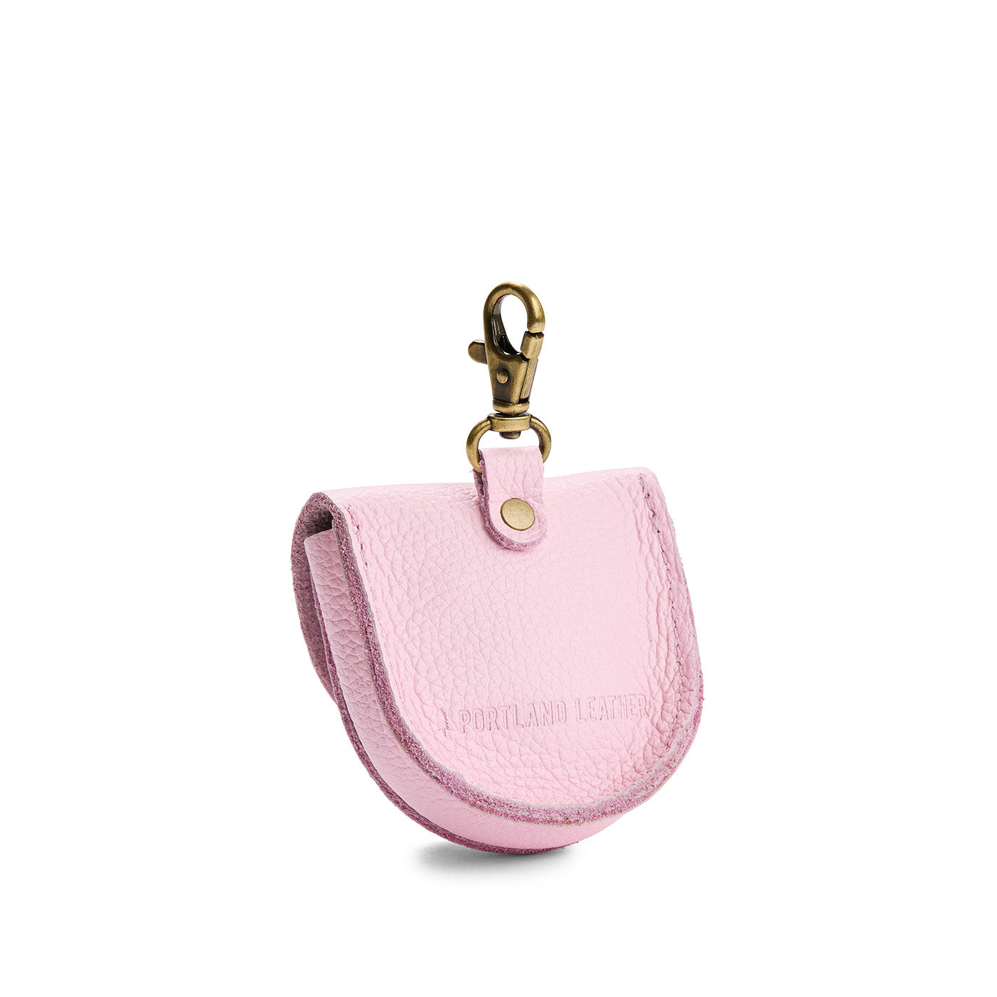 Pinkaboo | U shaped pouch with leather flower applique