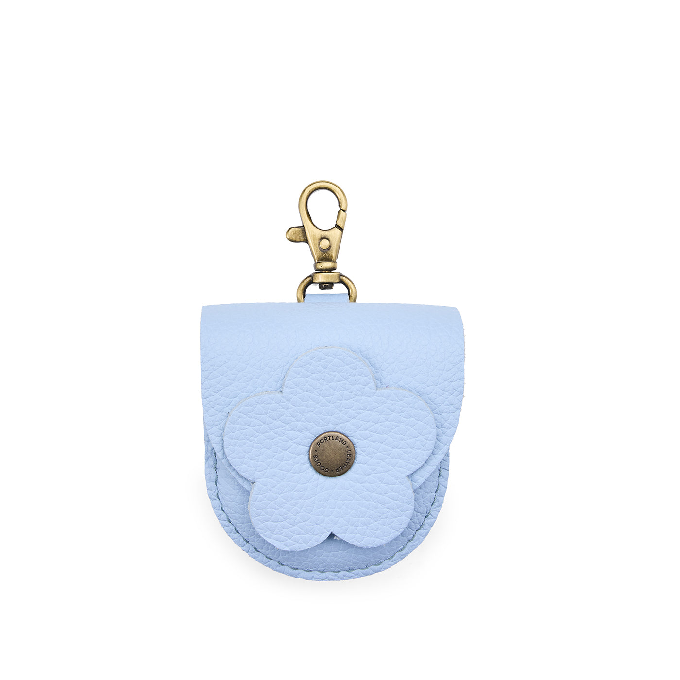 Skyway | U shaped pouch with leather flower applique