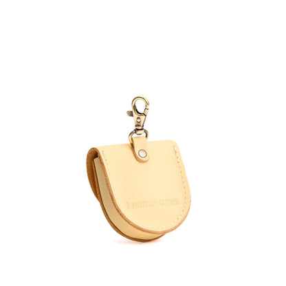 Vanilla | U shaped pouch with leather flower applique
