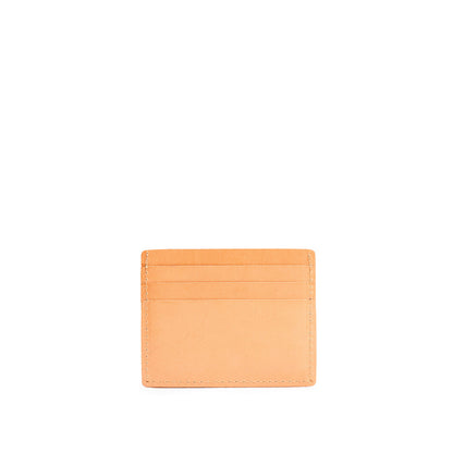 Slim wallet with three card slots and a top slot