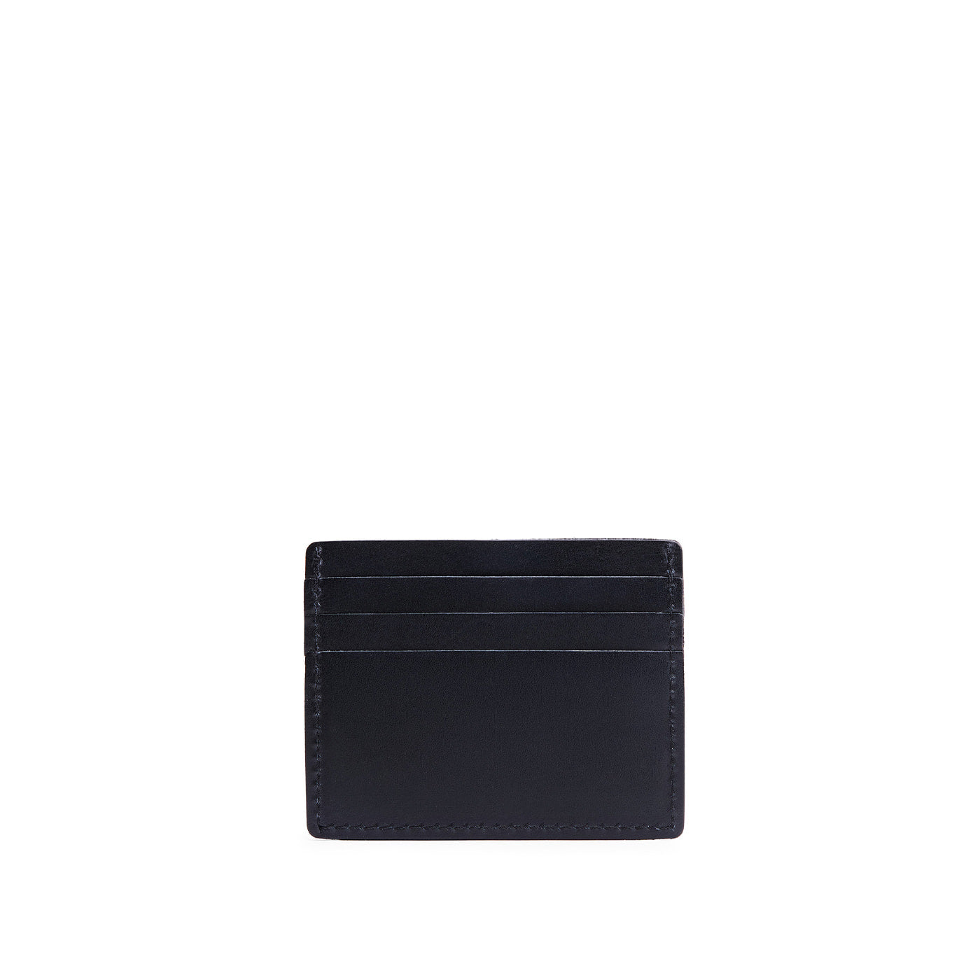 Slim wallet with three card slots and a top slot