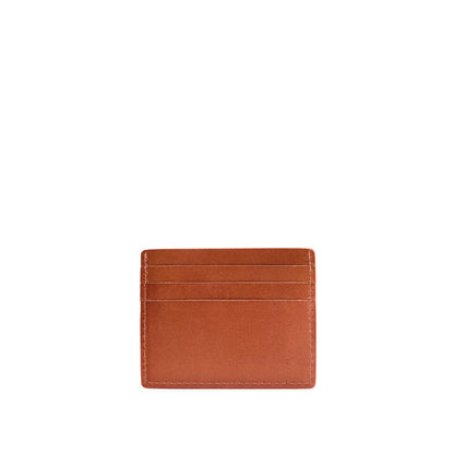 Slim wallet with three card slots and a top slot