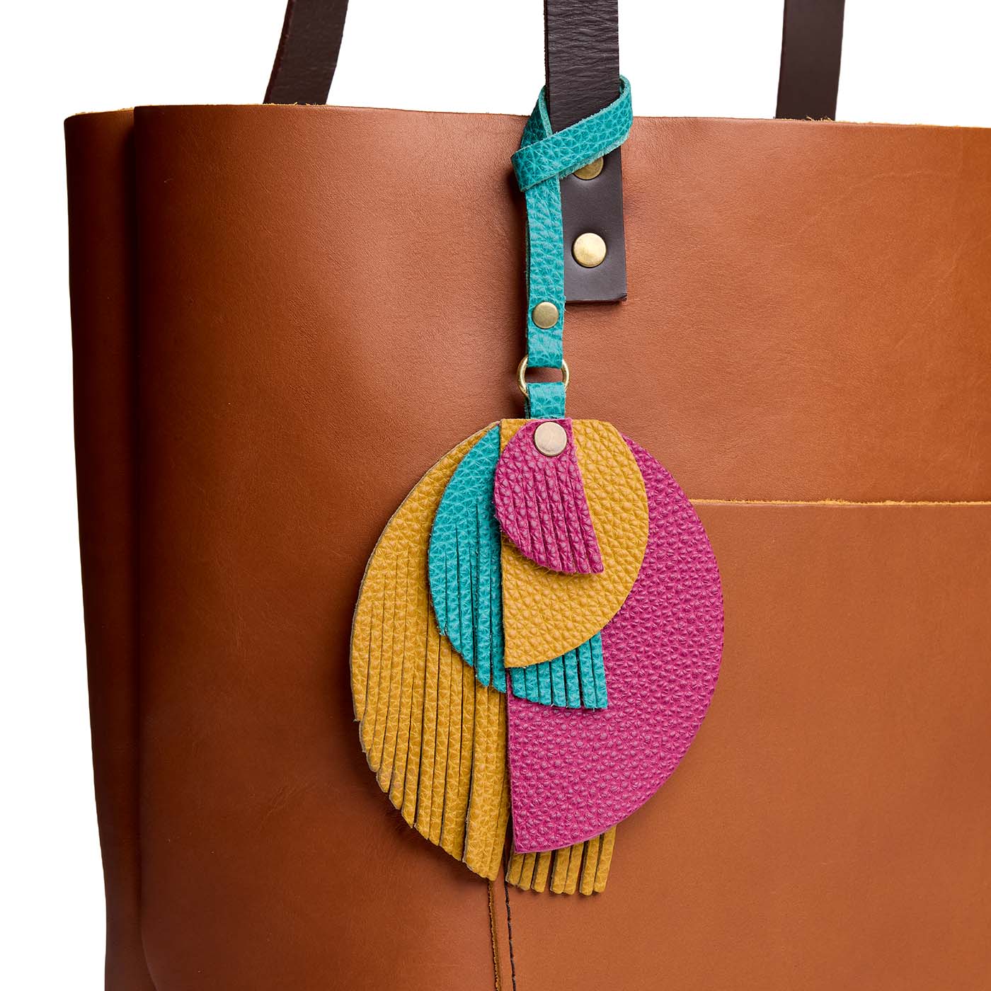 Retro Groovy | Intricately cut leather shapes and fringe