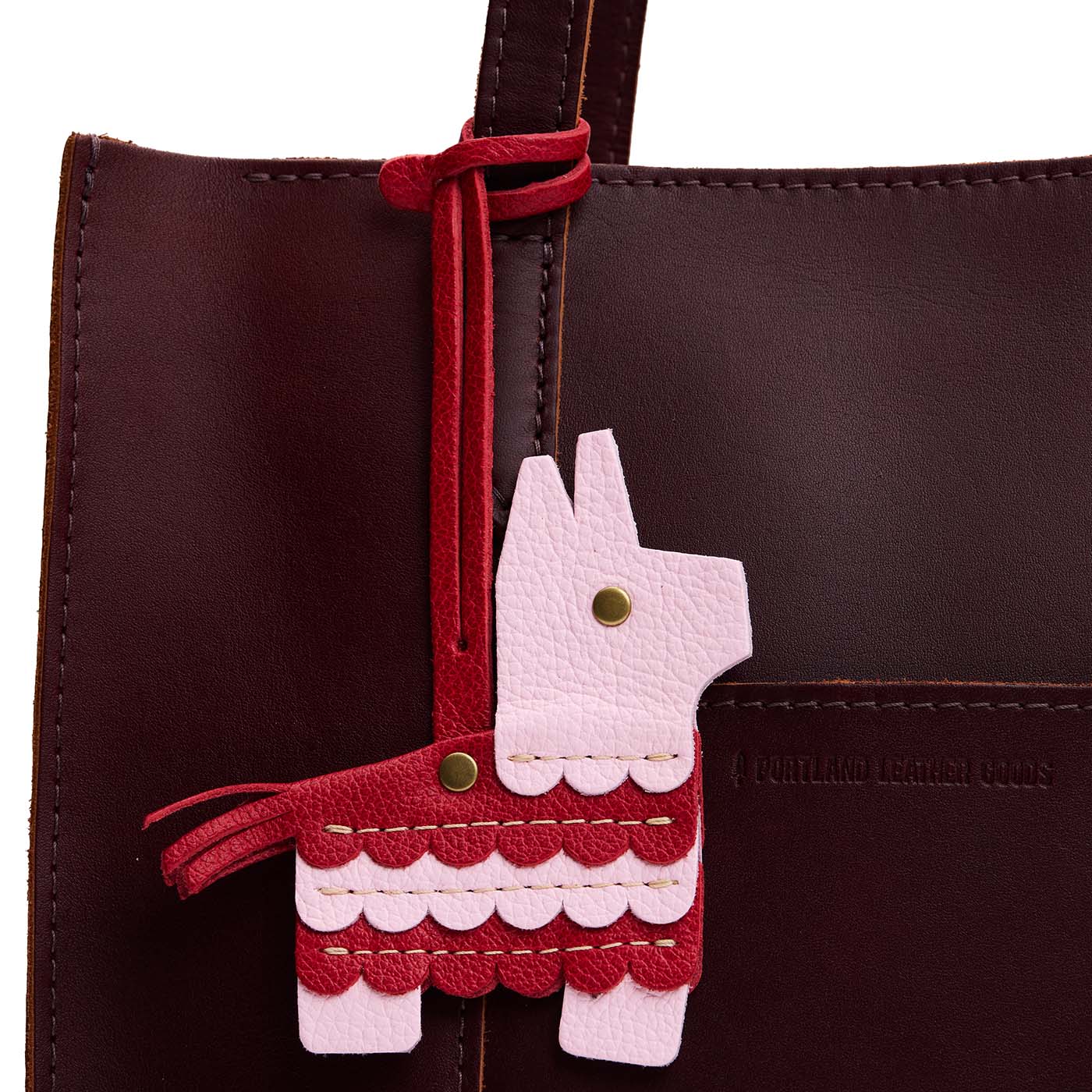 Pinkaboo | Leather piñata shaped tassel