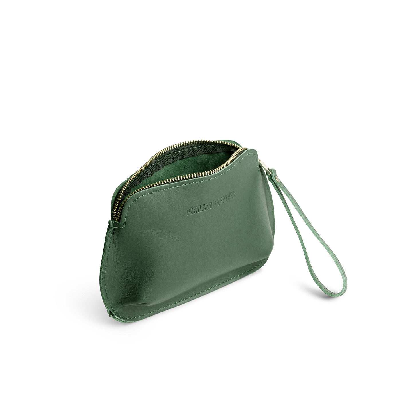 Aruba*Large | Large pouch with top zipper and curved edges