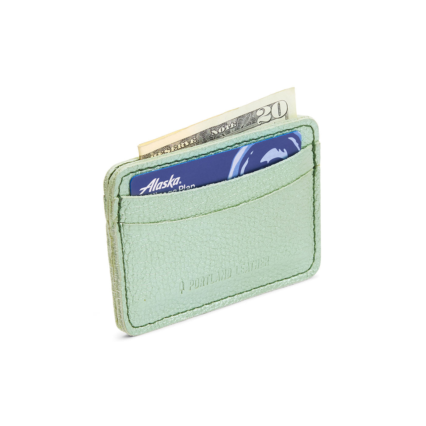 Beetle | Minimalist leather wallet with card slots and PLG logo
