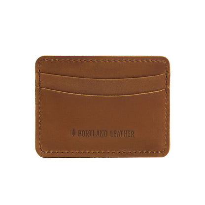 Canyon | Minimalist leather wallet with card slots and PLG logo
