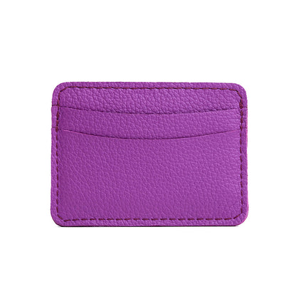 Cattleya | Minimalist leather wallet with card slots and PLG logo