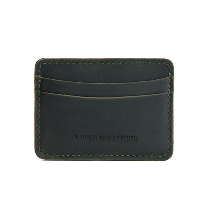 Evergreen | Minimalist leather wallet with card slots and PLG logo
