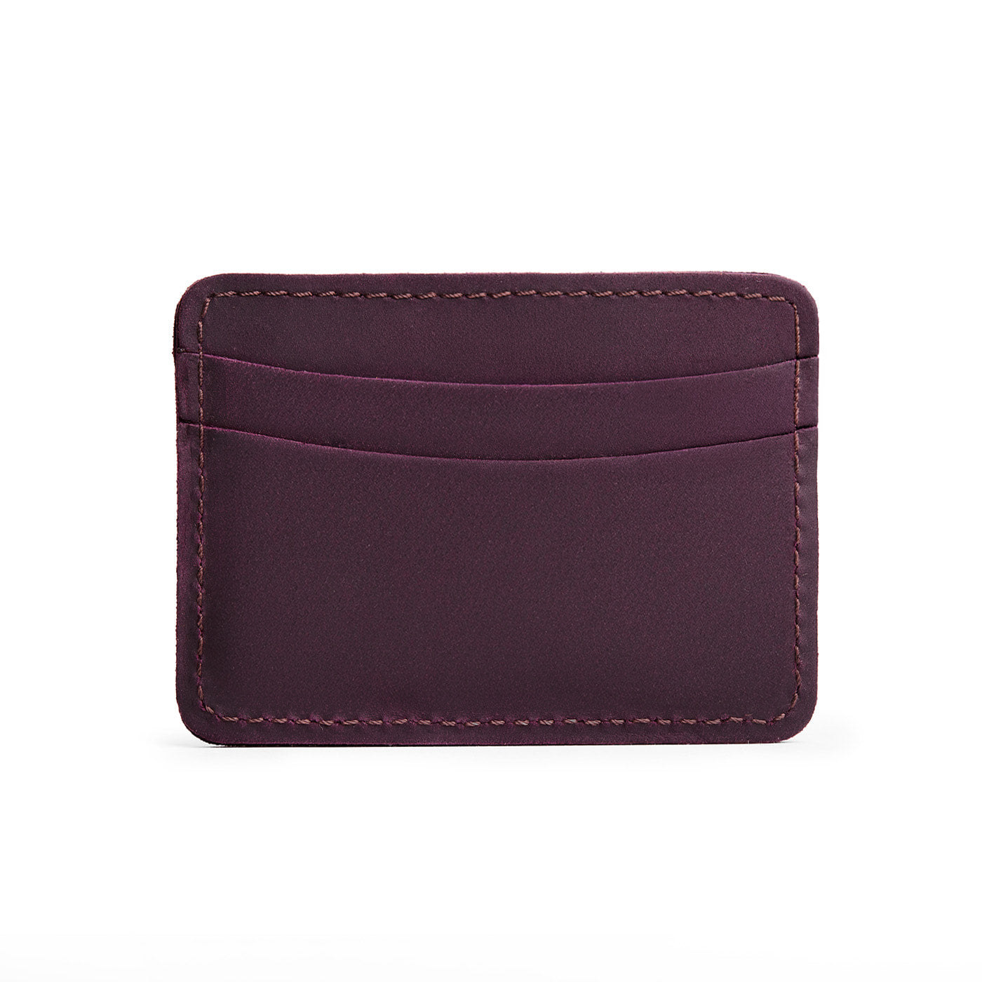 Larkspur | Minimalist leather wallet with card slots and PLG logo