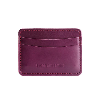 Lollipop | Minimalist leather wallet with card slots and PLG logo