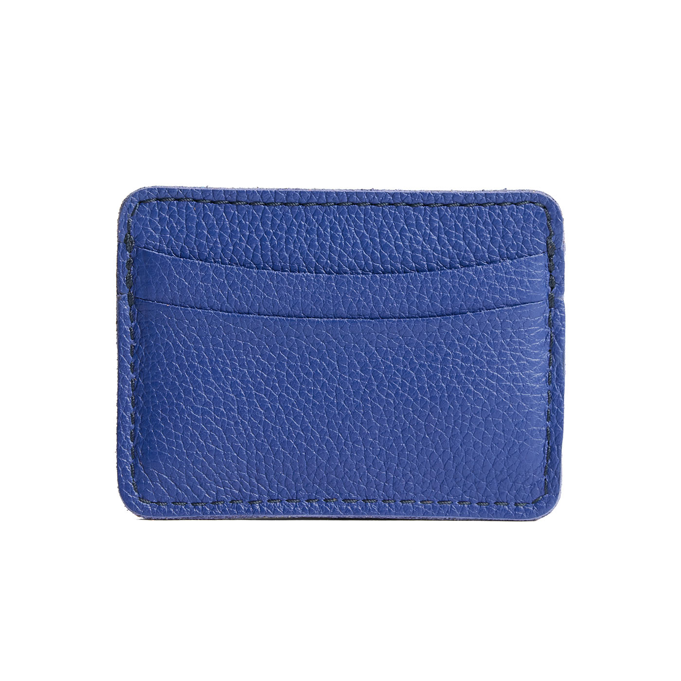 Molino Blue | Minimalist leather wallet with card slots