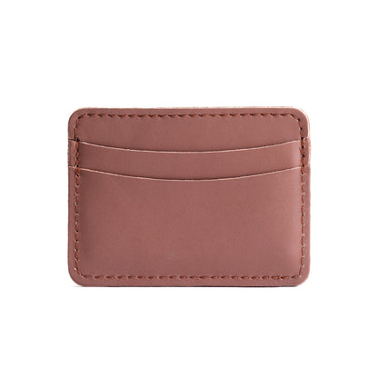 Sunkissed | Minimalist leather wallet with card slots and PLG logo