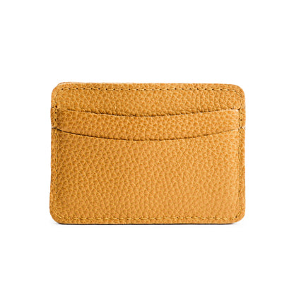 Sunshine | Minimalist leather wallet with card slots and PLG logo