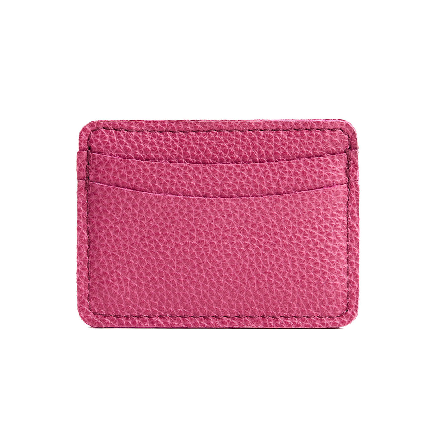 Wild Rose | Minimalist leather wallet with card slots and PLG logo